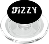 One Word Design Of Dizzy Word Funny Dizzy Quotes PopSockets PopGrip for MagSafe