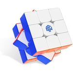 Gan11 M, 3x3 Magnetic Speed Cube Stickerless Magic Cube Stickerless Cube Frosted yta