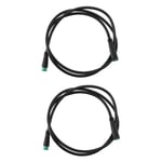 2x Ebike Displaykabel 5-polig för BBS01/bbs02/ Mid Motor Elcykel Display Förlängningskabel Conne