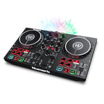 Numark Party Mix II - Platine DJ avec lumières LED, carte son et table de mixage DJ avec Serato DJ Lite