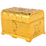 5X(Pirate Treasure Chest Decorative Treasure Chest Keepsake Jewelry Box7952