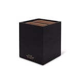 Smythson - Panama Pen Pot with Divider - Black, Black - Övriga accessoarer - Svart