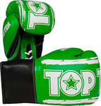 Top Ten Gants de Boxe « Roundup » - 14 oz, Vert/Blanc