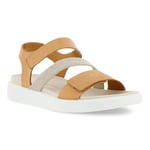 Ecco Femme Flowt W Sandale, Lion, 41 EU