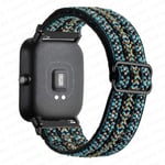 20mm/22mm band för Amazfit Gts 4//2/2e/3/gts2 Mini/gtr 4/3/ pro/gtr2/47mm/stratos Nylon Elastiskt watch Amazfit bipsband Bohemia tourquise 20mm