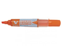 Pilot V-Board Master, 1 Styck, Orange, Mejselspets, Orange, Vit, Plast, Rund