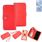 Wallet Mobile phone cover Vivo X200 Pro Phone protective Case red