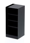 Yamazaki 3320 TOWER Support de stylo, noir, Acier, minimaliste, 9 x 9 x 20 c m