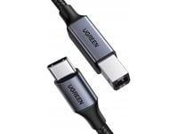 Usb-C Till Usb-B 2.0-Kabel (För Skrivare) Ugreen Us370, 1 M (Svart)