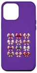 Coque pour iPhone 12 Pro Max Coquette Esthétique Saint-Valentin Noeuds Roses Cœurs