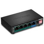 TrendNet TPE-TG51G - Switch 5 ports PoE+ Gigabit - longue portée