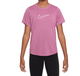 Nike One Fitted Pink Girls Jr (Storlek kläder: M)