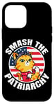 Coque pour iPhone 12 mini Briser le patriarcat Dames Chat Féministe 4B Rétro