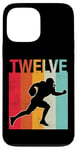 Coque pour iPhone 13 Pro Max Ballon de football « It's My 12th Birthday » pour garçon et fille