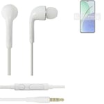 Earphones pour Huawei nova Y61 in ear headset stereo blanc