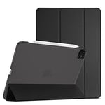 ProCase Coque pour iPad Air 13 Pouces (M2) en 2024, iPad Pro 12.9 Pouces 6ème 2022/5ème 2021/4ème 2020/3ème 2018 Génération, Nouvel Étui Amélioré, Housse de Protection Anti-Chute -Noir