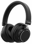 Bluetooth Full-Size Over-Ear Stereo Headphones Black for TV Hifi DJ