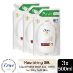 Dove Moisturising Liquid Hand Wash Eco-Refill for Silky Soft Hands, 500ml