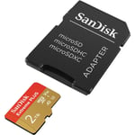 SanDisk Muistikortti MicroSDXC Extreme Plus 2TB UHS-I Sovittimen Kanssa