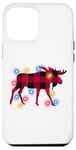 Coque pour iPhone 12 Pro Max Christmas Lights Moose