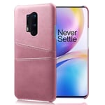 OnePlus Dual Card kuoret - 8 Pro Ruusukulta Pinkki