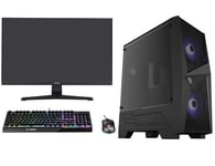 PACK PC Gamer MSI I5-10400F - GeForce RTX 4060 8GO MSI Ventus 2X - 16GO RAM - SSD 1To - Windows 11