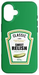 iPhone 16 Sweet Relish DIY Halloween Costume Condiment Green Pickle Case