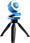 Webcam Pc Avec Microphone 2K Avec Anneau Lumineux Led Réglable, Caméra De Jeu Usb Couvercle De Confidentialité Et Trépied, Skype Zoom Twitch