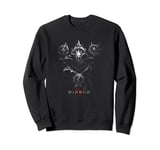 Diablo VI Sorcerer Mask Icon Magic Symbols Sweatshirt