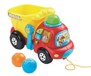 VTech Put and Take Dumper Truck, Baby Interactive Toys for Toddlers, Compatible with Toot-Toot Cars, Dumping Truck for Kids Boys & Girls 6 Months - 3 Years Old