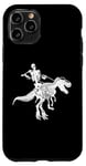 Coque pour iPhone 11 Pro Squelette Riding T-Rex Cute Dino Lovers