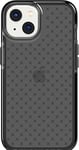 tech21 iPhone 14 Evo Check - Coque de Protection Fine et Antichoc avec Protection FlexShock Multi-Chute de 4,9 m et Boutons supplémentaires - Noir fumé