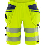 Kansas shorts 134191, stretch, high-vis gul/marinblå, storlek C46