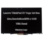 14" Lenovo ThinkPad X1 Yoga 1st Gen 20FQ WQHD LCD Display Touch Screen Assembly