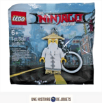 LEGO Polybag - Ninjago Movie Ref: 6195008 / 504915  Porte clé Maître Wu - NEUF