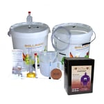 Homebrew Wine Starter Kit Equipment Chardonnay Ingredients For 30 Bottles 