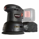 Trend T18S/ROS125B 18v Cordless Random Orbital Sander 125mm No Batteries