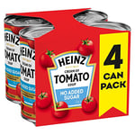 Heinz Cream of Tomato Soup No Added Sugar, 4 x 400 g