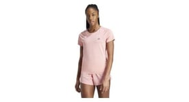 Maillot manches courtes adidas adizero rose femme