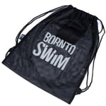 Bore NTO Swim Cordon de Serrage Accessoires Sac Filet Swimming Mesh Bag L Schwarz/Blau