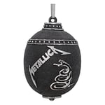 Nemesis Now Metallica Black Album Hanging Decorative Ornament 10cm, Resin, Black, Officially Licensed Metallica Merch, Perfect For Any Metalhead, Cast in the Finest Resin, Expertly Hand Painted