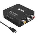 RCA AV till HDMI Converter / Adapter 1080P Universal Svart Black