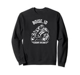 Boise Idaho Sport Bike Motorcycle Racing Design Sweatshirt