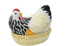 Hen Egg Holder Mason Cash Chicken Storage Kitchen Nest Basket Cockerel Gift