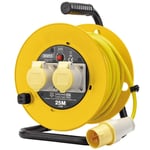 Draper 110V Twin Extension Cable Reel (25M) -No. 02124