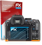 atFoliX 3x Screen Protection Film for Ricoh Pentax K-S2 Screen Protector clear