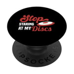 Ultimate Frisbee Stop Staring Disques PopSockets PopGrip Adhésif