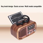 BT Small Vintage Radio Rechargeable Portable Small Retro Radio Heavy Bass Effect