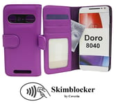 Skimblocker Plånboksfodral Doro 8040 (Lila)