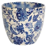 Ivyline Monza D13Cm - Pot de Fleurs Vintage, Bleu - Taille Unique